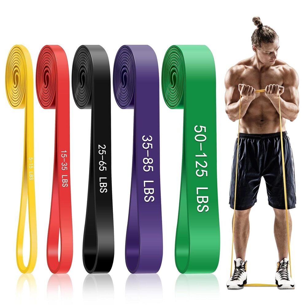 Pull Up Assistance Bands, 5-Level Resistance Bands for Working Out, Pull Up